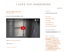 Tablet Screenshot of iloveyousomething.com